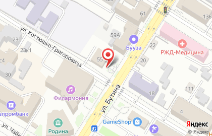 Департамент по делам архивов, Правительство Забайкальского края на карте