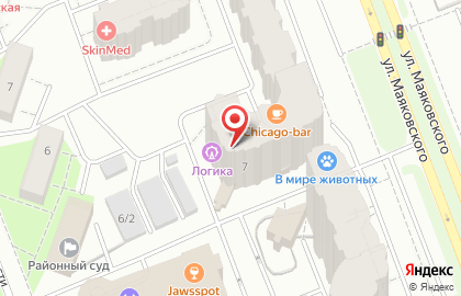 Брокерская компания TeleTrade на улице Маяковского на карте