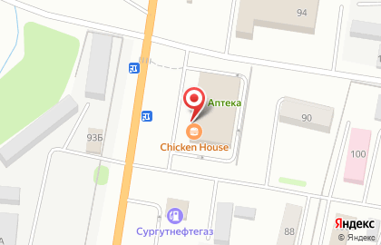 Ресторан быстрого питания Chicken House на улице Шишкова на карте