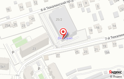 Гаражный кооператив в Омске на карте