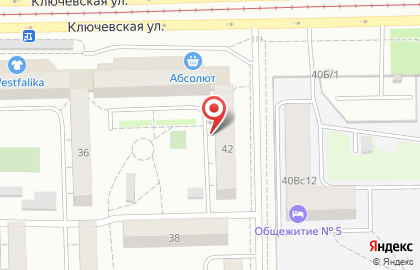 Гостиница Бархат в Октябрьском районе на карте