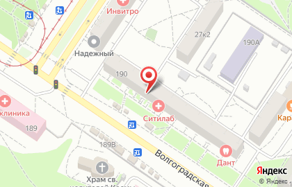 Аптека Планета Здоровья на Волгоградской улице, 190 на карте