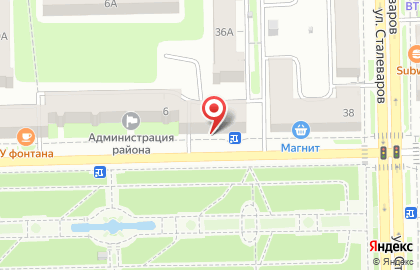 Всероссийская политическая партия Единая Россия в Металлургическом районе на карте