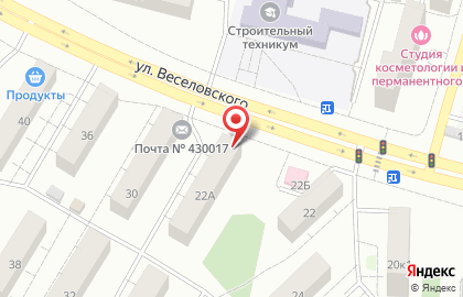 Продуктовый магазин Авокадо в Саранске на карте