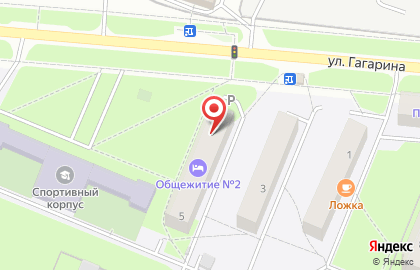 Общежитие в Ярославле на карте