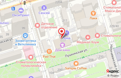 Торгово-сервисная компания М.Тайм на Пушкинской улице на карте