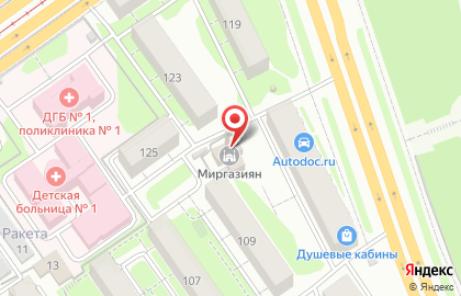 Мечеть Миргазиян на карте