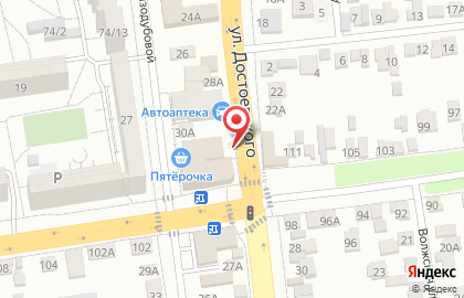 Доступ на улице Гризодубовой на карте