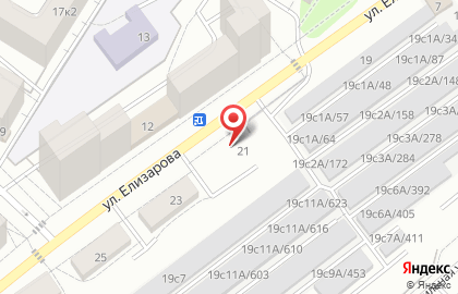 Выездная служба ремонта техники Мастер 72 на улице Елизарова на карте