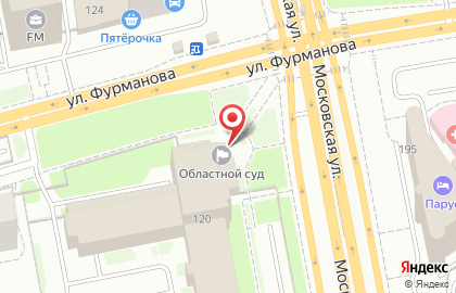 Уральский государственный юридический университет на Московской улице, 120 на карте