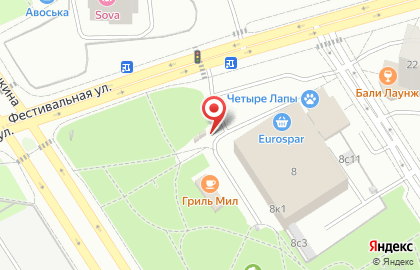 Автомат по продаже молока А-молоко на Фестивальной улице на карте