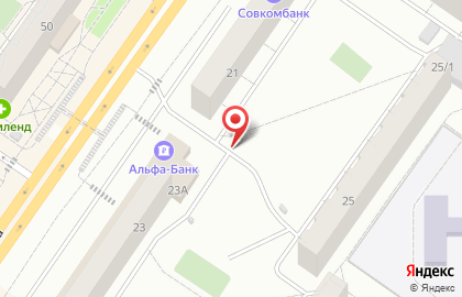 Магазин по продаже фруктов и овощей в Тюмени на карте