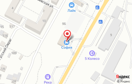 Автомойка София в Советском районе на карте