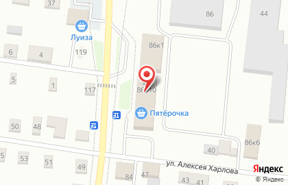 Магазин Красное&Белое на улице Ленина, 86 на карте