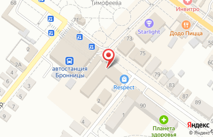 Парикмахерская Очарование на Московской улице на карте