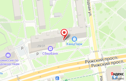 Сеть аптек, ООО Невис на Рижском проспекте на карте