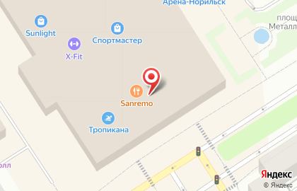 Ресторан Sanremo на карте