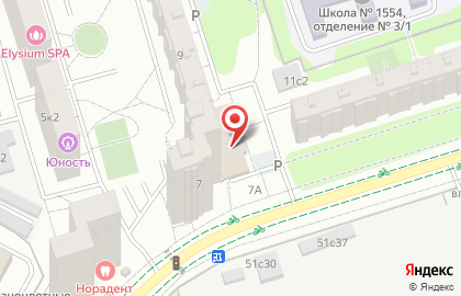 Супермаркет Пятёрочка в Москве на карте