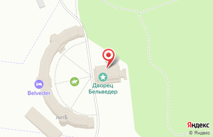 Дворцовый комплекс Императорский Бельведер на карте