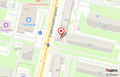 Гидрометеобюро на Советском проспекте на карте