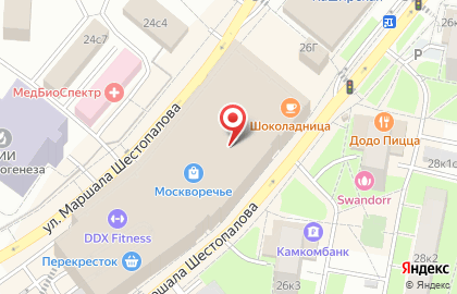 Терминал МТС-Банк в Москворечье-Сабурово на карте