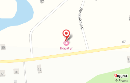 Баня Богатырь на карте