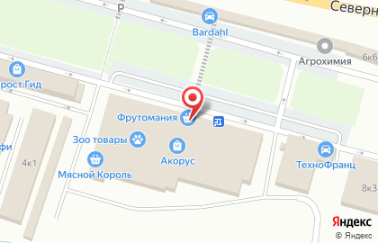 Магазин посуды Радов в Калининграде на карте
