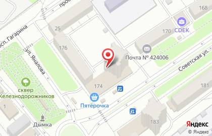 Магазин бытовой техники Пиал на Советской улице на карте