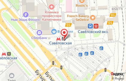 Станция Савеловская на карте