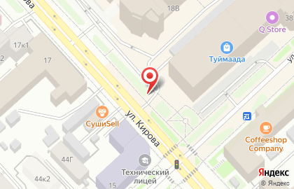 Фудзияма на улице Кирова на карте