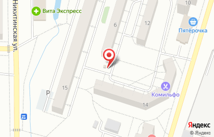 Киоск на Вокзальной улице на карте