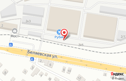 Торгово-сервисная компания Интерфейс на Беляевской улице на карте