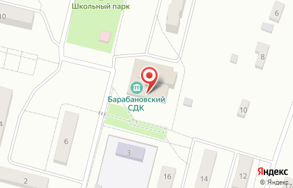 Барабановская сельская библиотека на карте