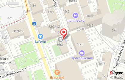 ТЦ Новослободский на карте