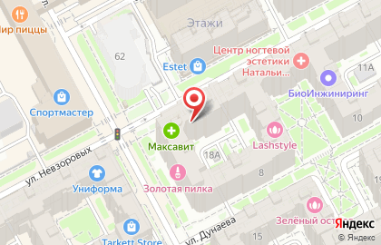 Зоомагазин ЗооОптТорг на улице Ижорская на карте