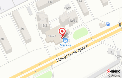 Магазин постельных принадлежностей и одежды для дома Постелька на Иркутском тракте на карте