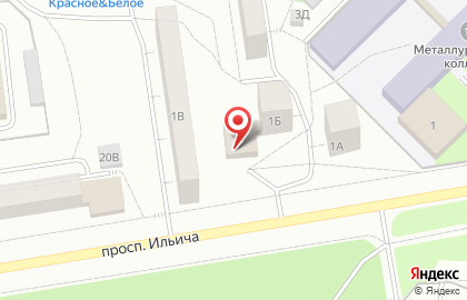 Супермаркет Кировский на проспекте Ильича, 1б в Первоуральске на карте