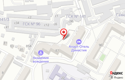 Академическое, ТСЖ на Бийской улице на карте