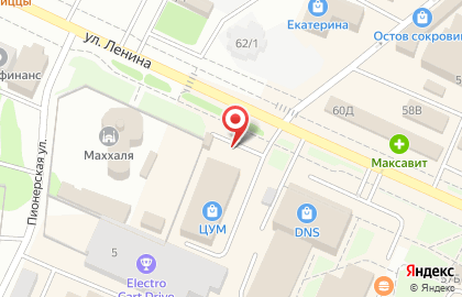 Ювелирный магазин Золотая рыбка на улице Ленина, 59А на карте
