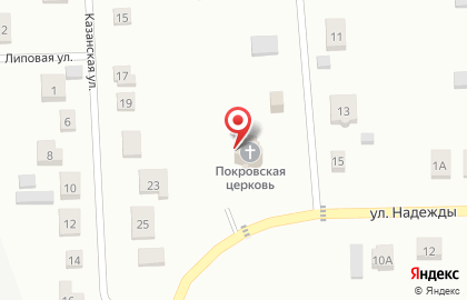 Храм Покрова Пресвятой Богородицы в Тюмени на карте