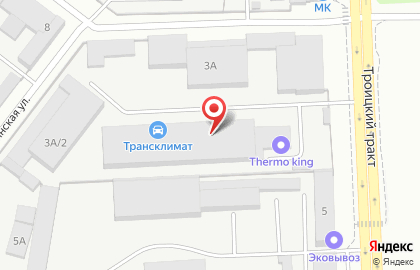 Торгово-сервисная компания УралТрансКлимат на Троицком тракте на карте