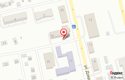 Стоматологический кабинет на улице Дзержинского на карте