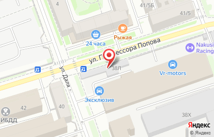 Торгово-сервисный центр Эксклюзив в Петроградском районе на карте