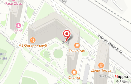 Магазин органических продуктов М2 Органик Клуб в Москве на карте