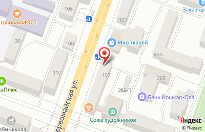 Салон Оптик на Первомайской улице на карте