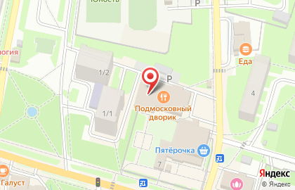 Кулинария Подмосковный дворик на улице Мира на карте