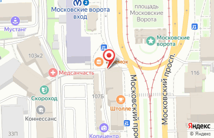 ЗащитаИнфоТранс на Московском проспекте на карте