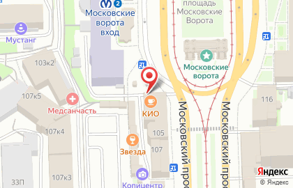 ЗащитаИнфоТранс на Московском проспекте на карте