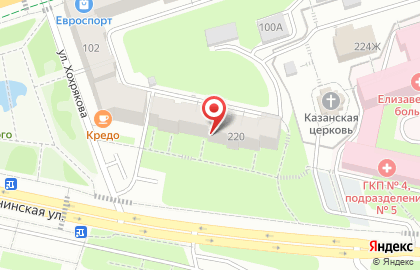 Библиотека №35 на Екатерининской улице на карте