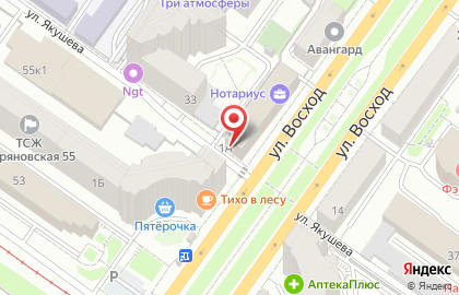 Ветеринарный центр Балу на улице Восход на карте